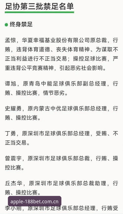 中国足协第三批禁足名单深度分析教程：从行业视角解读足球反腐风暴